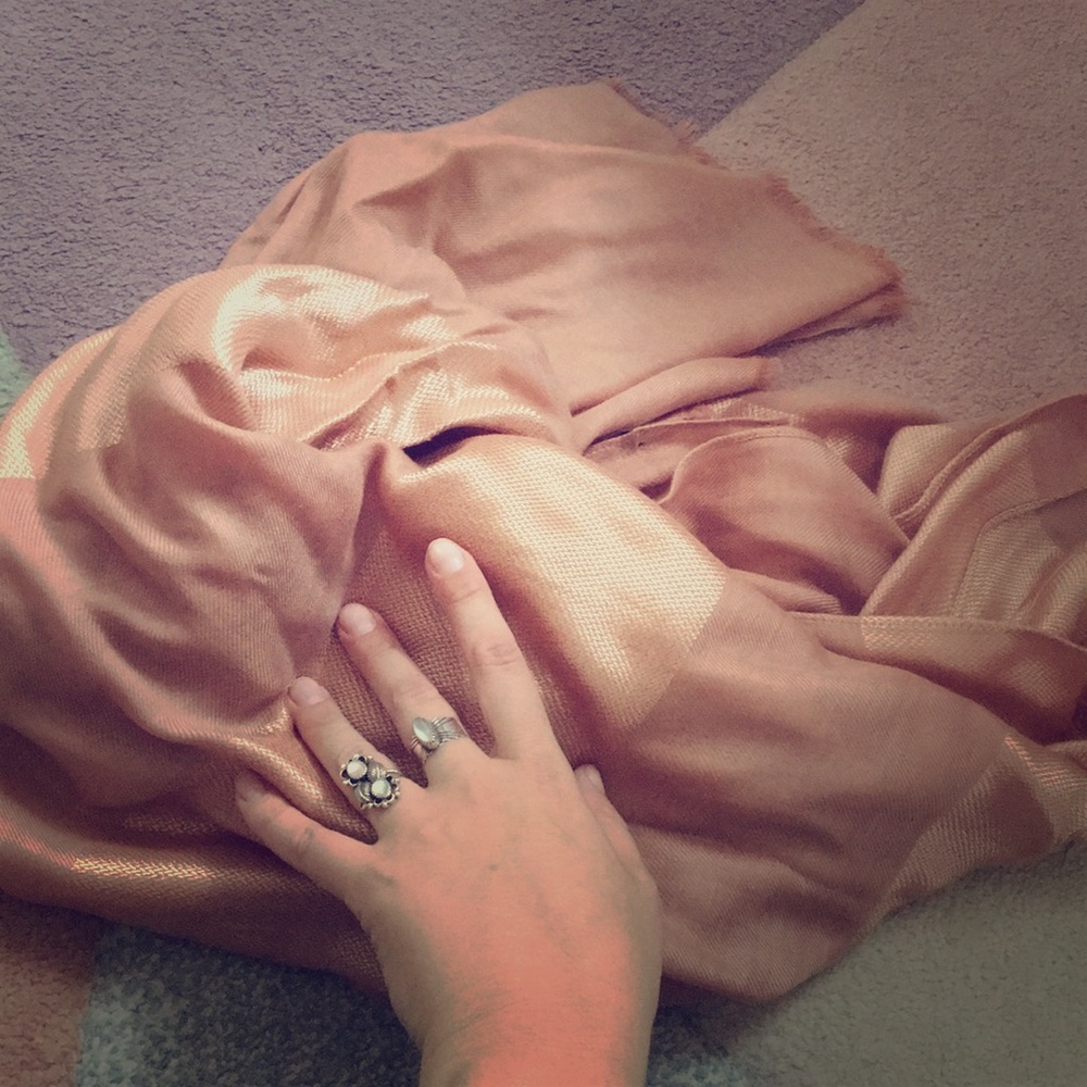 Rose Gold Scarf